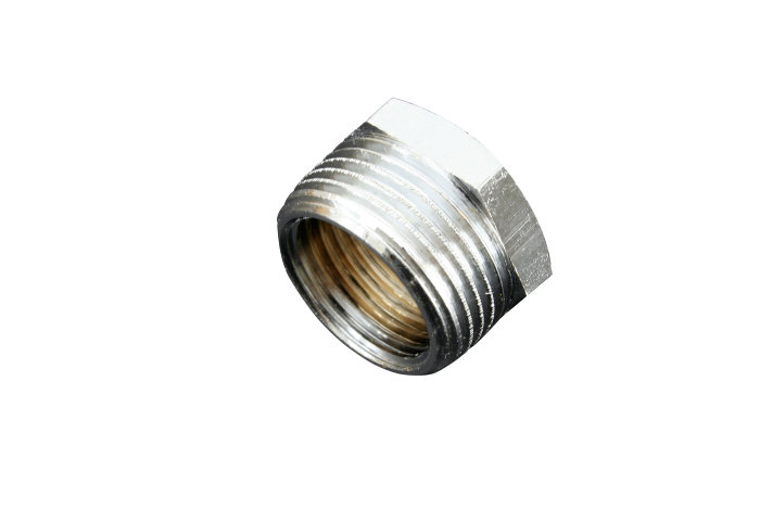 Nippelmuffe krom 3/4"x1/2"